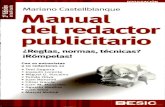 Mariano Castellblanque - Manual Del Redactor Pulbicitario
