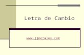 Letra de Cambio.