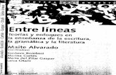 Alvarado_Maite - Entre Líneas. Teoría y Enfoques de La Enseñanza de La Escritura, La Gramática y La Literatura, Buenos Aires, Manantial