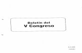 1991-09-12 - Boletín Del v Congreso