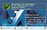 Radiaciones Electromagnéticas, Salud Pública e Instalación de Infraestructura de Telecomunicaciones