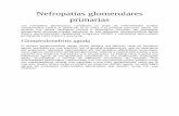 Nefropatías Glomerulares Primarias