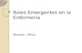 Roles Emergentes en La Enfermeria