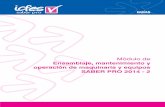 Ensamblaje, Mantenimiento y Operación de Maquinaria y Equipos 2014-2