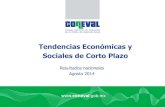 TENDENCIAS SOCIALES Y ECONOMICAS DE MEXICO AÑO 2014