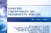 Tema 4. Aspectos Conceptuales Del Presupuesto Público.