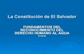 Fundamentos Del Reconocimiento Del Derecho Humano Al Agua