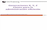Generaciones X, Y, Z. Claves para la administración eficiente