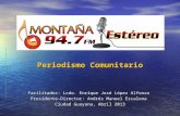 Periodismo Comunitario en Radio y Tv 1