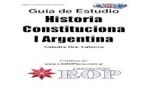 1º AÑO - Historia Constitucional Argentina - Resumen Cat. Dra. Latucca (Versión II) - Agrupación ROP