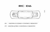 Manual Control RC06 de Caldera BAXI Ref. LUNA
