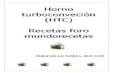 Recetario Horno Turbo Convecci³n