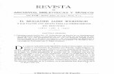 Revista de Archivos, Bibliotecas y Museos . 1-3-1914