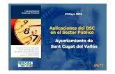 Aplicación BSC Sectro Público Municipal