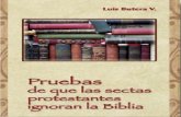 Butera, Luis - Pruebas de Que Las Sectas Ignoran La Biblia
