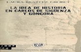 La Idea de Historia en Carlos de Sigüenza y Góngora Benítez