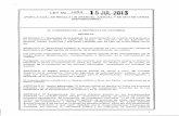 Arancel Judicial - Ley 1653 Del 15 de Julio de 2013