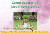 Jardines Decorados Con Piedra Del Rio