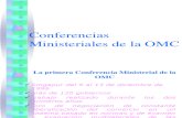 Conferencias Ministeriales de La OMC Semana3