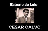 César Calvo - Estreno de Lujo - poesía