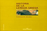 69166391 Adrados Francisco R Historia de La Lengua Griega de Los Origenes a Nuestros Dias Editorial Gredos 1999