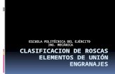 Serie Tecnologica Del Metal 6 - Clasificacion de Rosca, Engranajes, Elementos de Union