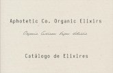 Catalogo Aphotetic Co. Organic Elixirs