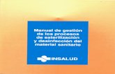 Manual de Gestion de Los Procesos de Esterilización y Desinfección Del Material Sanitario