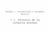 1.1. Historia de La Conducta Anormal