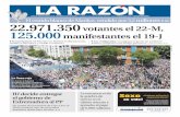 20 junio 2011 La Razón recorta cabezas de indignados 19J