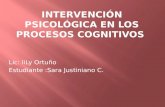 Intervención Psicológica en Los Procesos Cognitivos