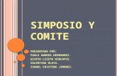 Simposio y Comite Diapositivas!