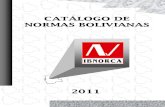Catalogo 2011 Normas Bolivia