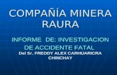Accidente Fatal - CM Raura