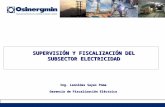 3.Supervision y Fiscalizacion Del Subsector Electricidad