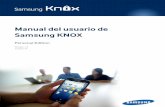 Manual de Usuario de Samsung Knox