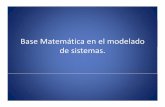 Base Matematica en El Modelado de Sistemas