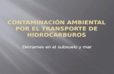 Contaminación Ambiental Por El Transporte de Hidrocarburos