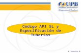 Cp2-Código API 5L y Especificación de Tubería