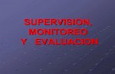 Supervision, Monitoreo y Evaluacion