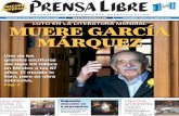 Garcia Marquez-gabo-prensa Libre-edicion Extraordinaria-guatemala-edicion Impresa PREFIL20140417 0001