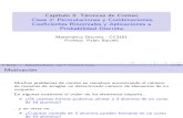 Permutaciones y Combinaciones Coeficientes Binomiales y Aplicaciones a Probabilidades Discretas (1)