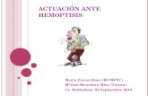 Actuacion Ante Hemoptisis
