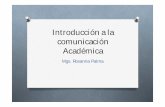 7 Abril 2014_ Introducción a la comunicación Académica