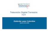 COLOMBIA: Proceso selección estándar TDT