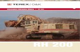 Catalogo Pala Excavadora Hidraulica Rh200 Terex