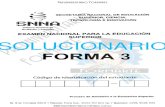 SOLUCIONARIO Simulador Enes - Prueba Senescyt - Preuniversitario FORMARTE