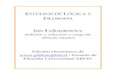 Lukasiewicz Jan - Estudios de Logica Y Filosofia