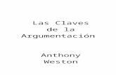 Weston Anthony - Las Claves de La Argumentacion