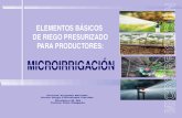 Elementos Basicos de Riego Presurizado Dr Vicente Angeles Montiel